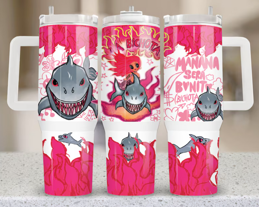 La Bichota Shark 40oz Tumbler