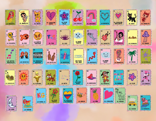 Karol G Individual Loteria Cards