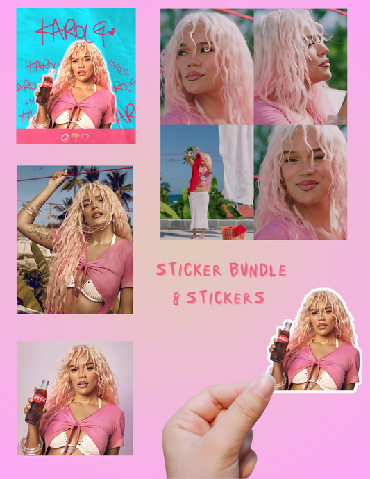 Karol G- Verano Rosa Sticker Bundle