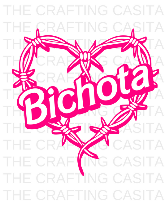 Bichota Hot Pink Heart