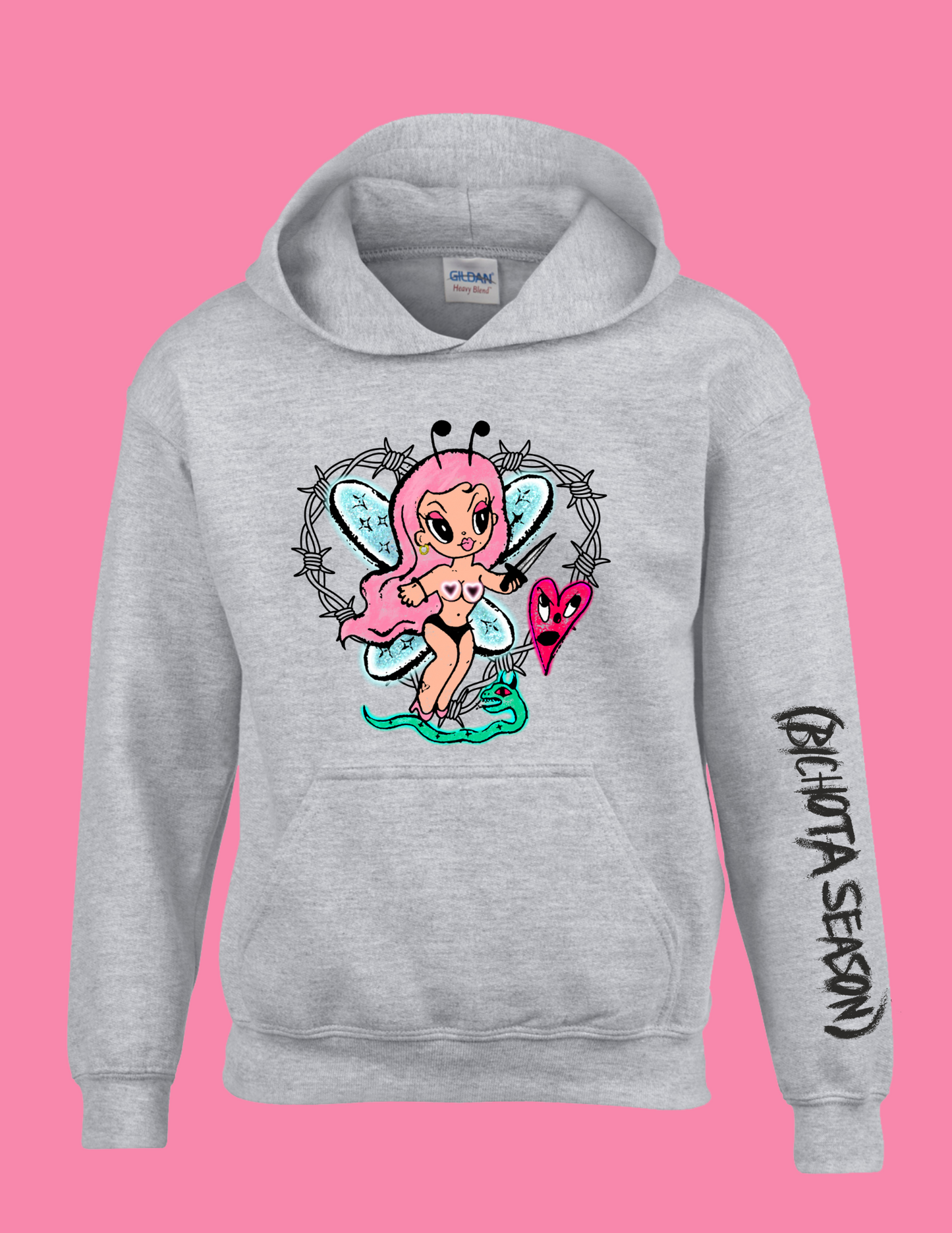 Gray Fairy Hoodie