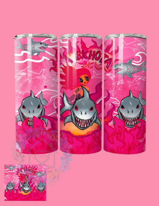 La Bichota Shark Tumbler