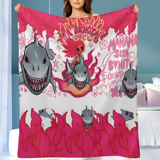 La Bichota Shark Blanket