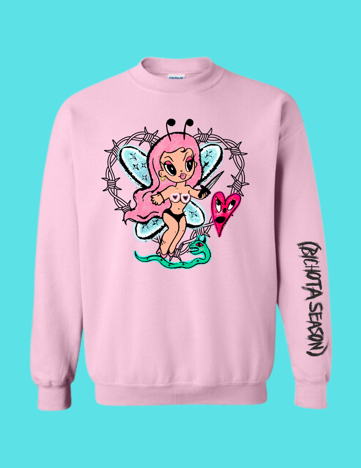 Gray Fairy Crewneck