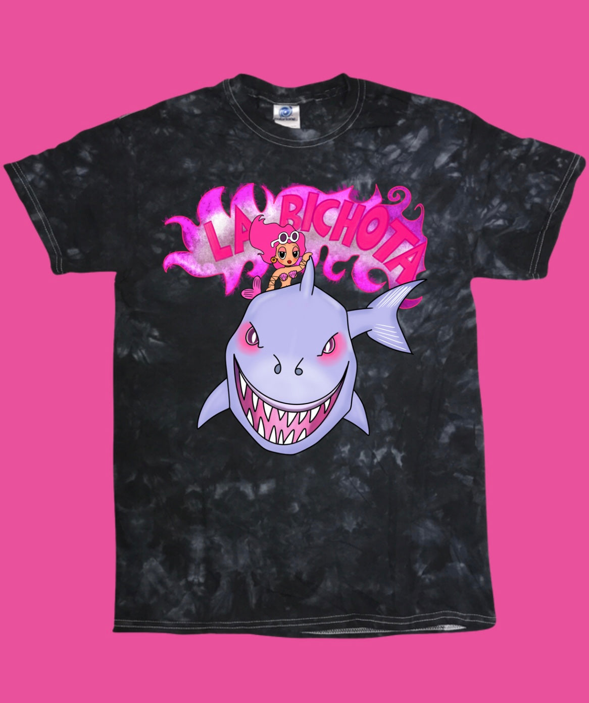 La Bichota Shark Tie Dye T-Shirt