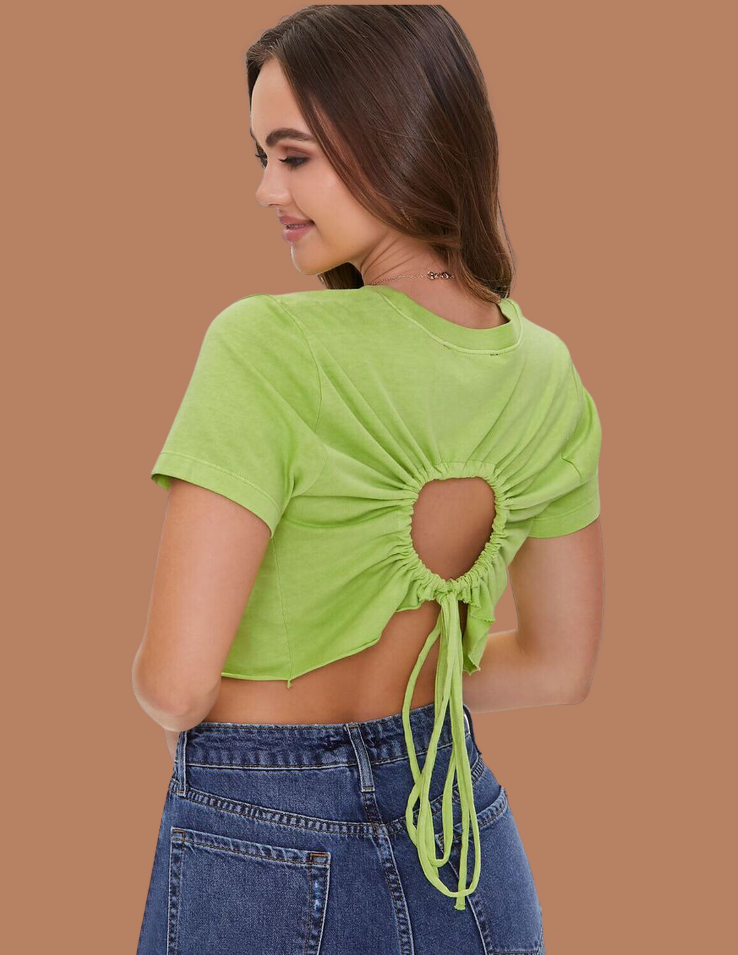 Ferxxo Glasses Green Crop Top