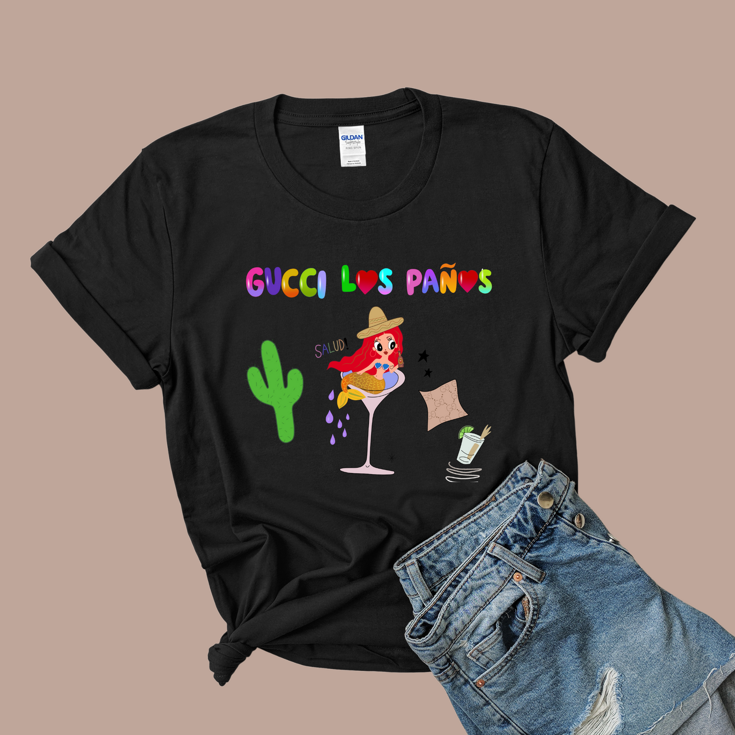 Gucci Los Paños Short Sleeve T-Shirt